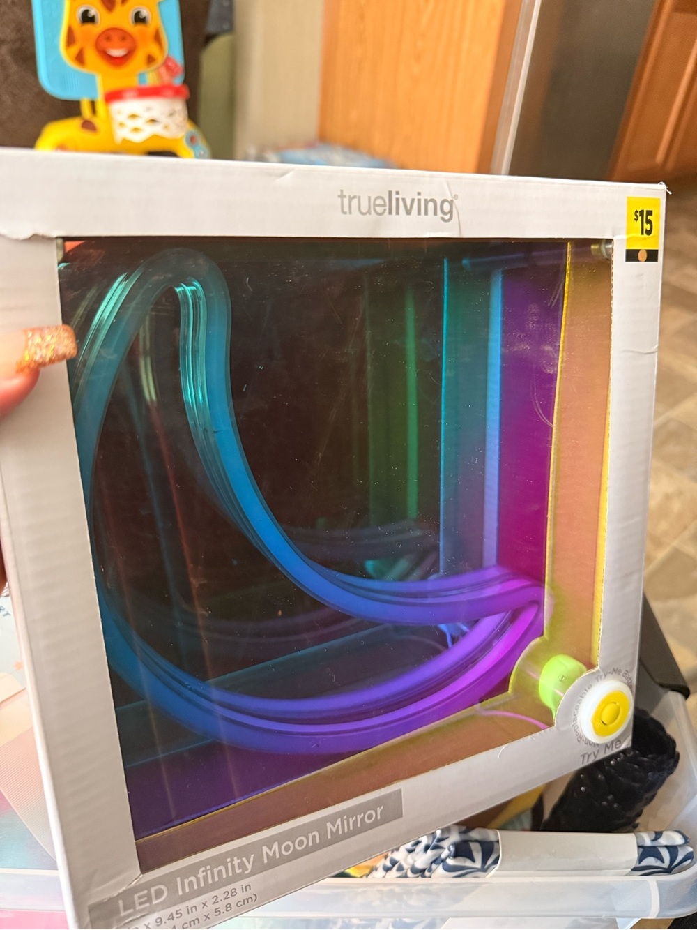 trueliving Multicolor LED Infinity Moon Mirror